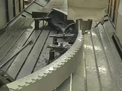 CNC Gantry Milling of Gear Rings